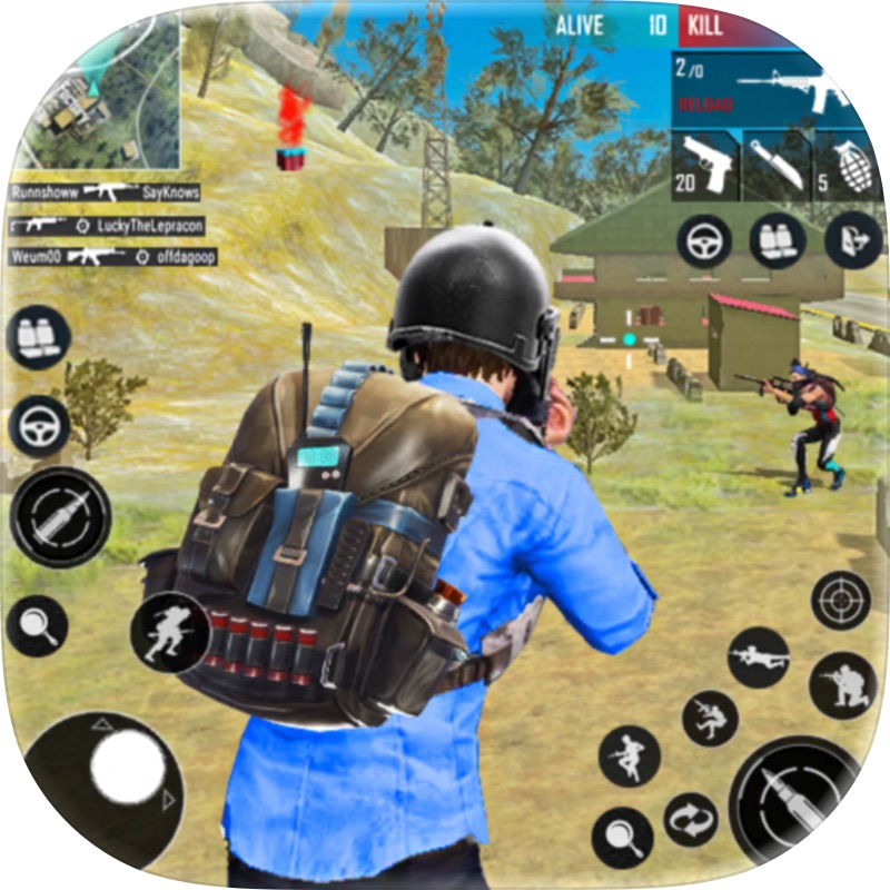 Fps Fire Battlegrounds Offline screenshot 1