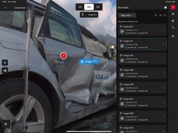 Leica Cyclone FIELD 360 iPad screenshot