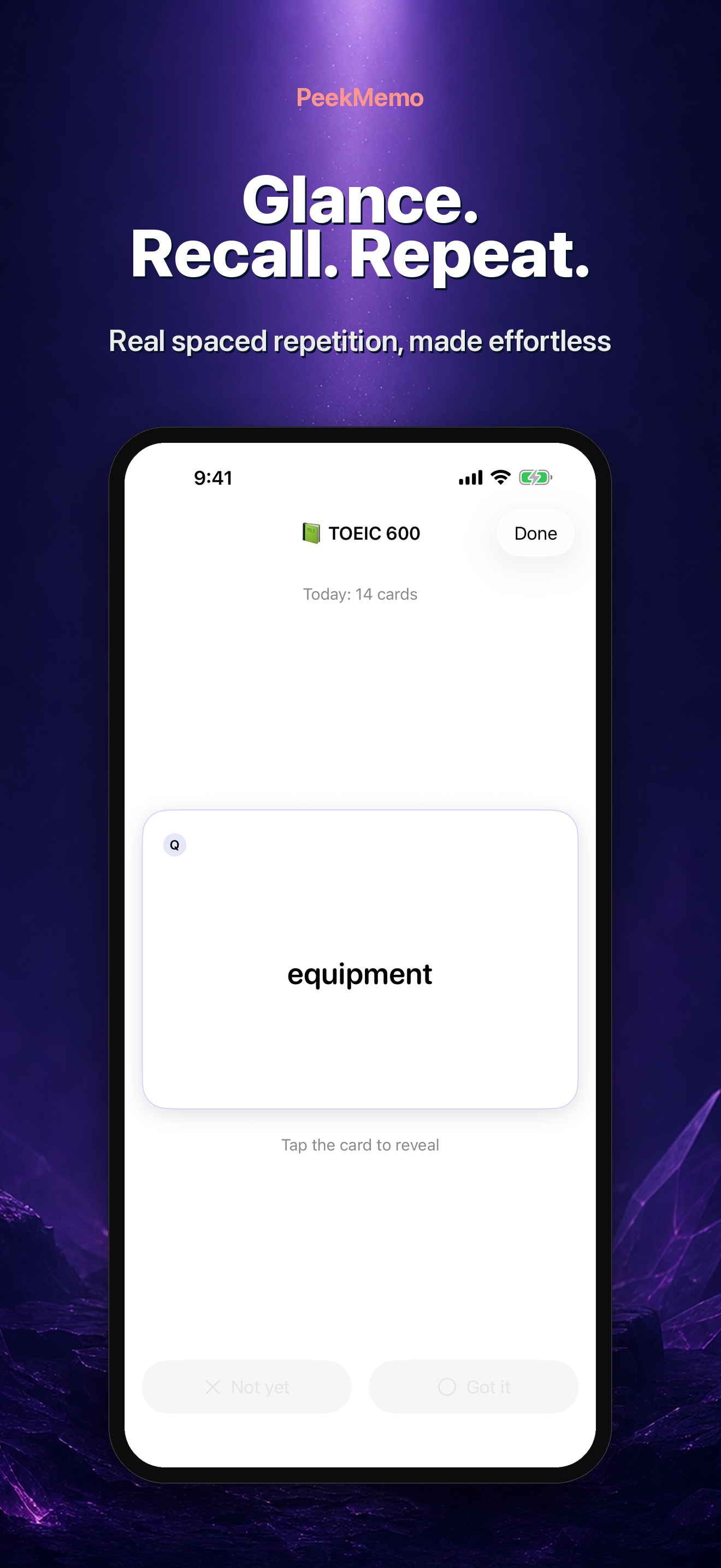 PeekMemo: Lock Screen Cards screenshot 2