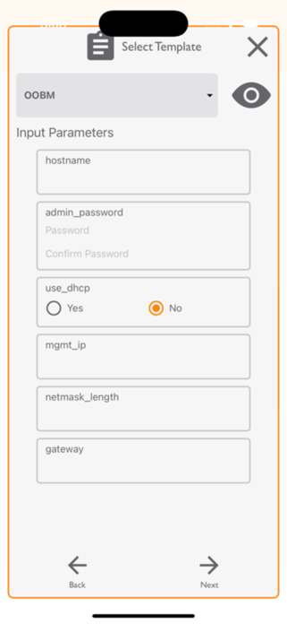 HPE CX Provisioning Screenshot 2 of 4