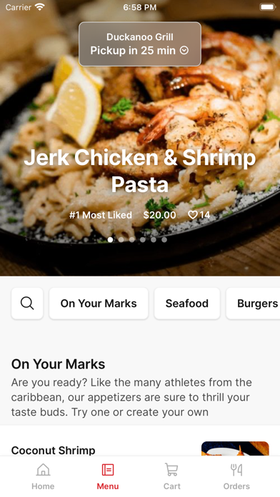 Duckanoo Grill iPhone screenshot 2 - Food & Drink app