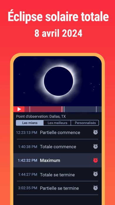 Screenshot #2 pour Eclipse Guide 2024 - 2027