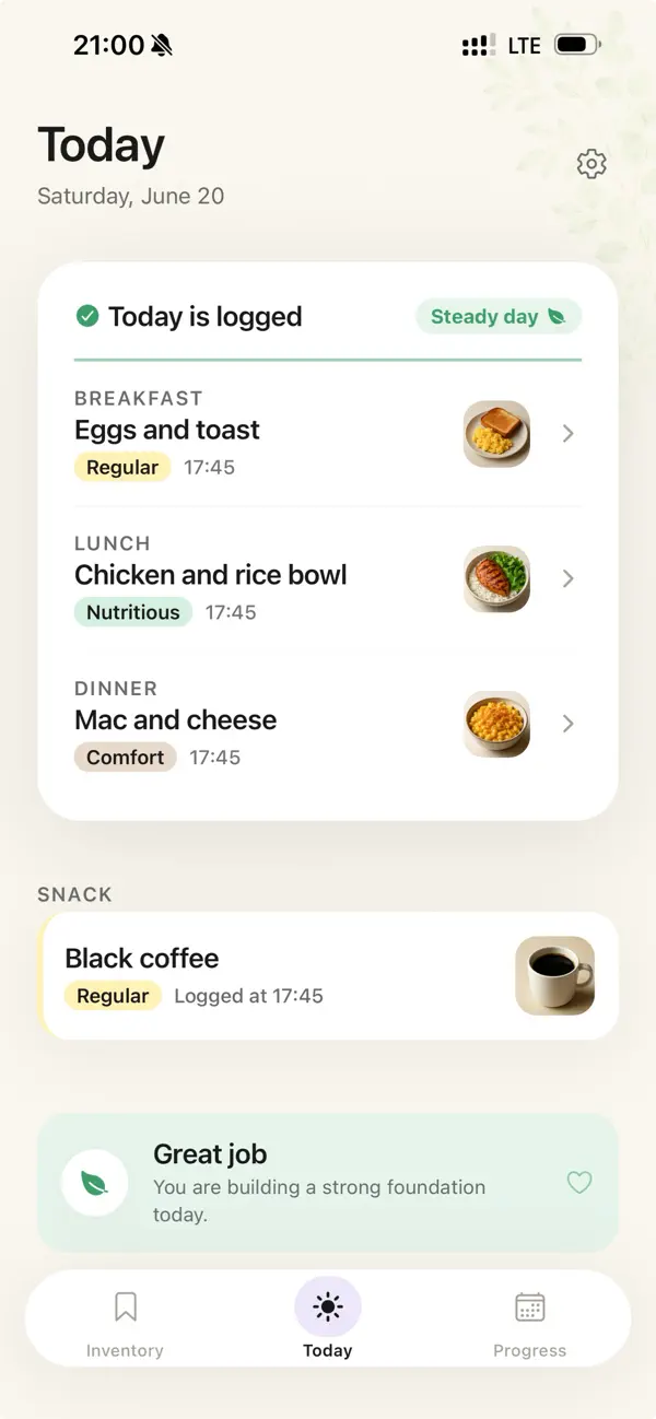 Screenshot #1 pour Nora Meals
