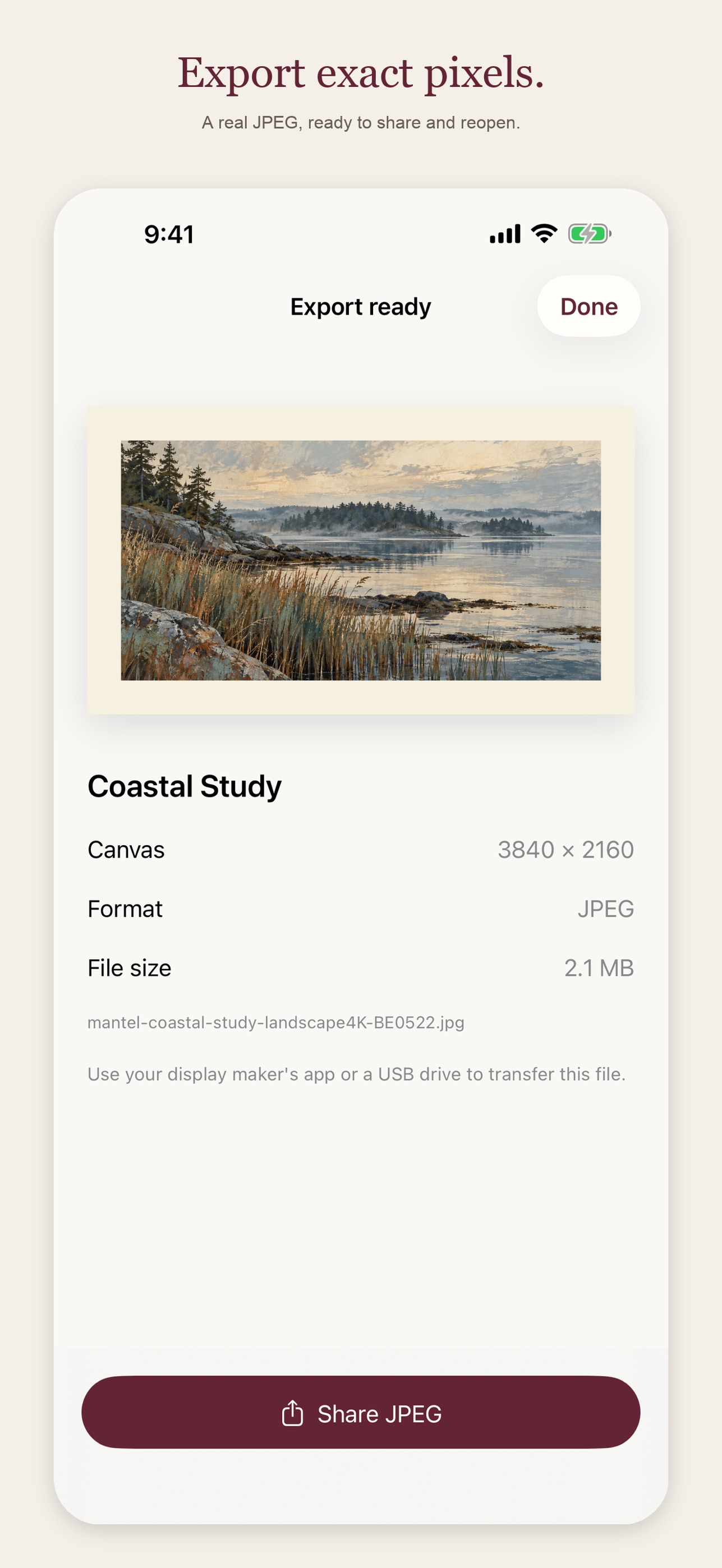 Screenshot 5 of Mantel: Art Display Studio