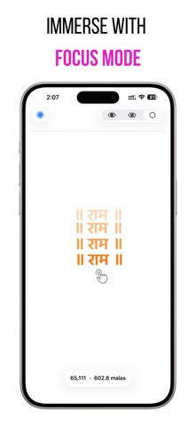 Naam Jap Counter, Mantra Track screenshot