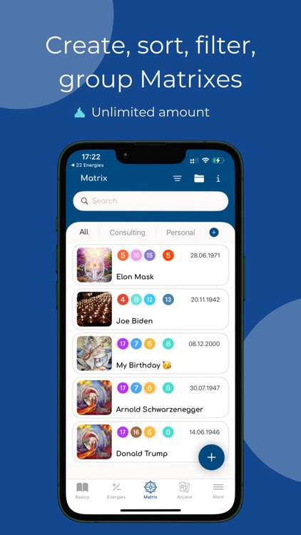 22 Energies - Destiny Matrix