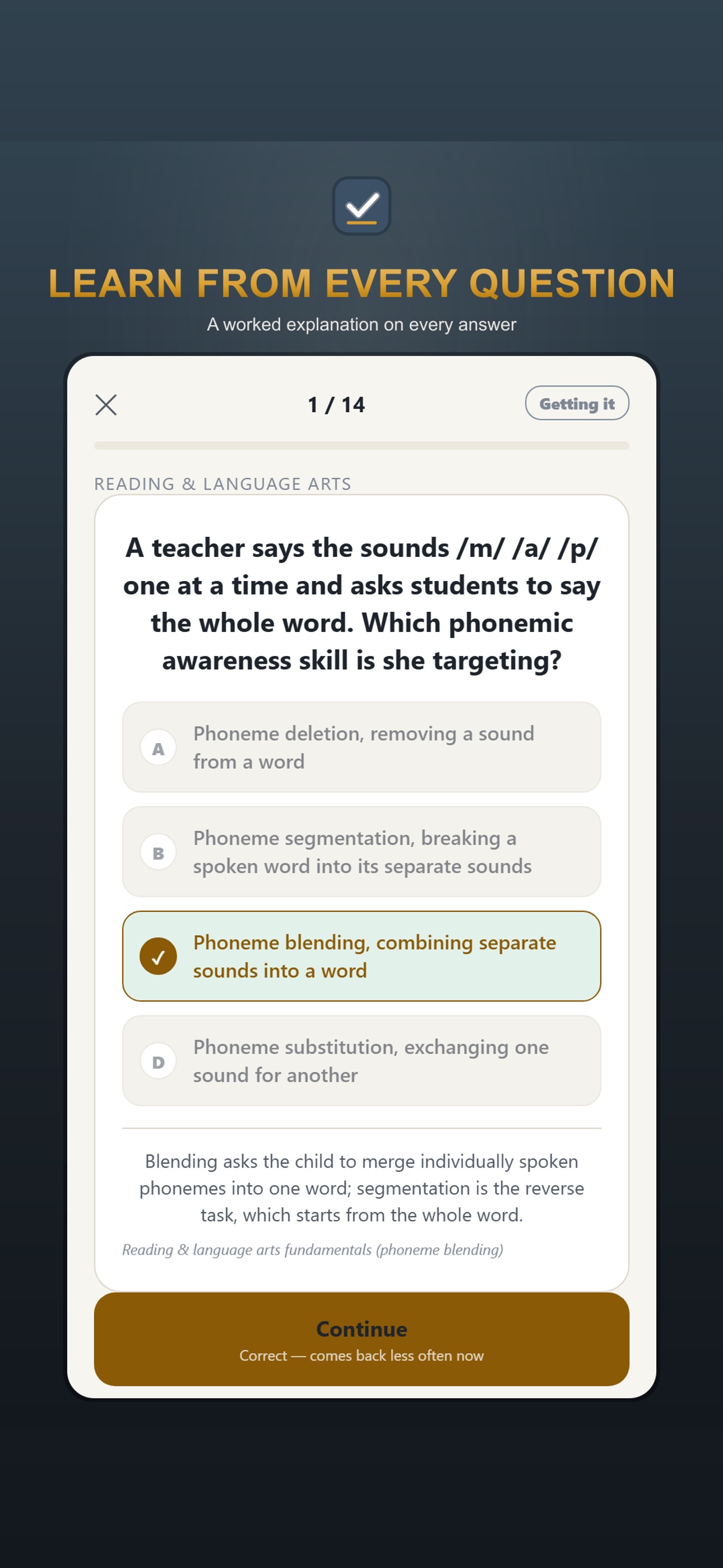 Screenshot 3 of Praxis Practice Test 2026