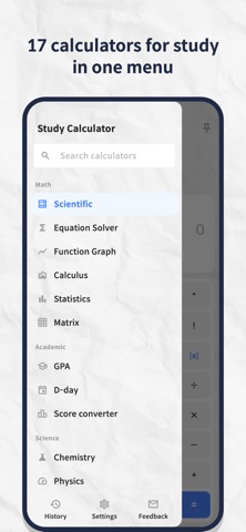Study Calculator - Sci & GPA Screenshot 2 of 6