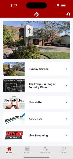 Foundry Church Bend screenshot 1