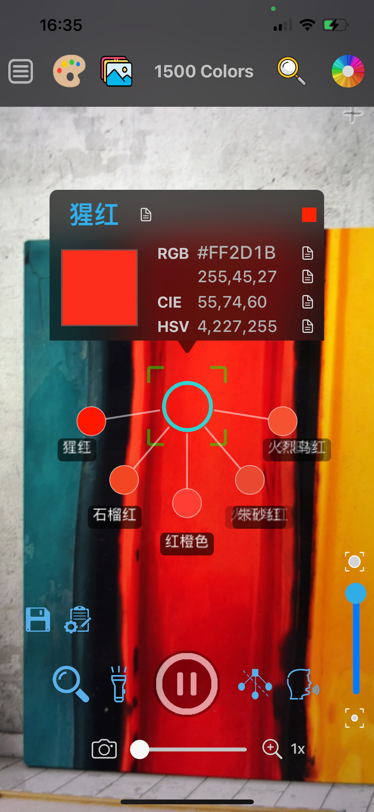 Color Name Recognizer Camera