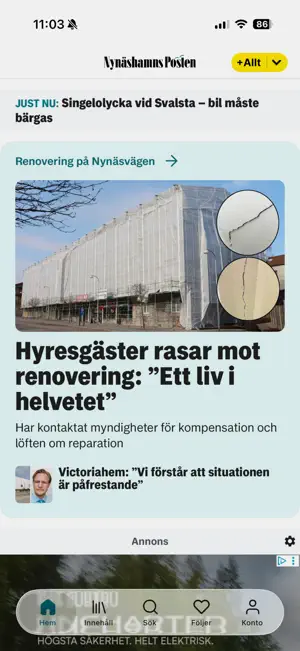Nynäshamns Posten screenshot 3