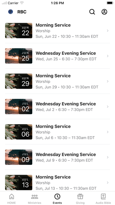 Screenshot #3 pour Russellville Baptist Church