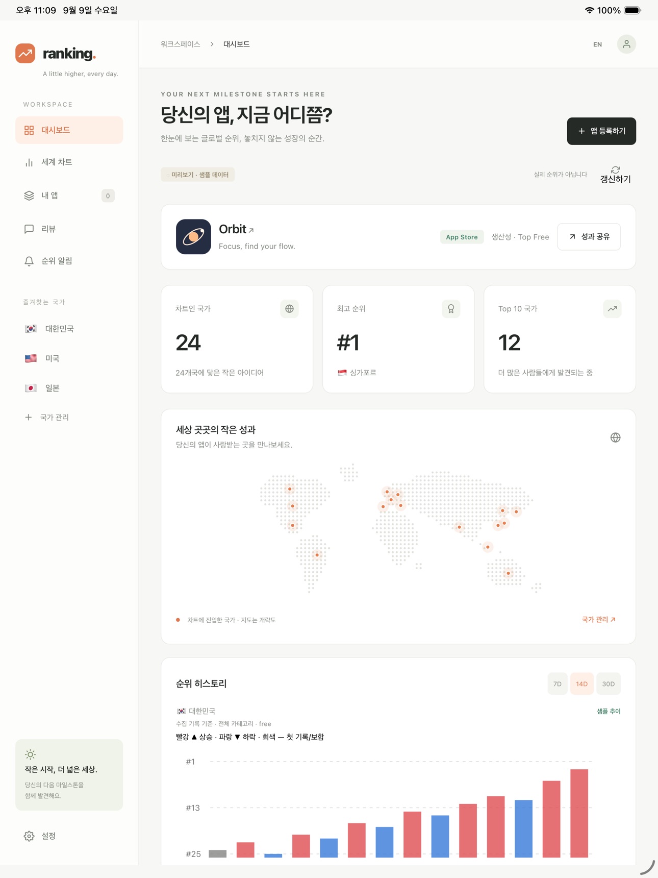 Screenshot 3 of Ranking App