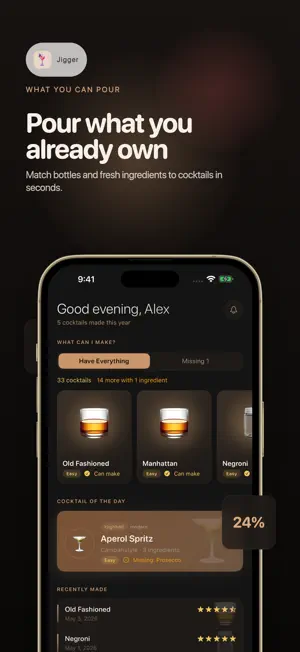 Cocktail Bar Recipes - Jigger screenshot 1