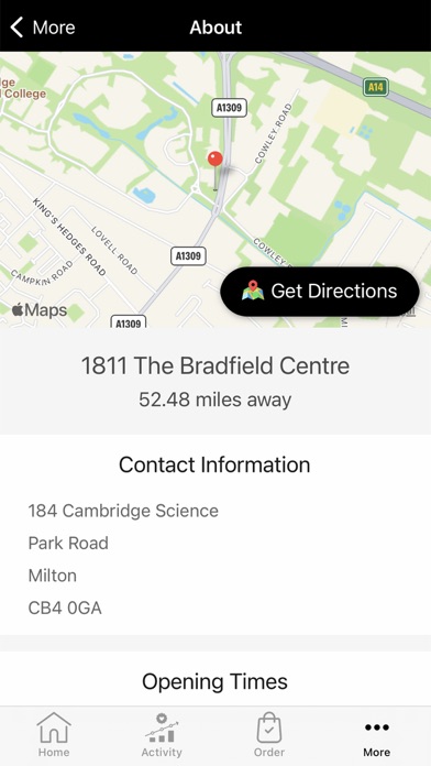 The Bradfield App Screenshot