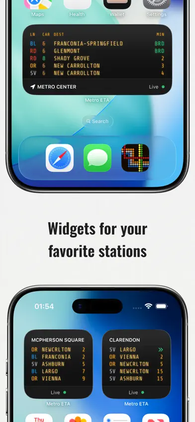 DC Metro ETA screenshot 3