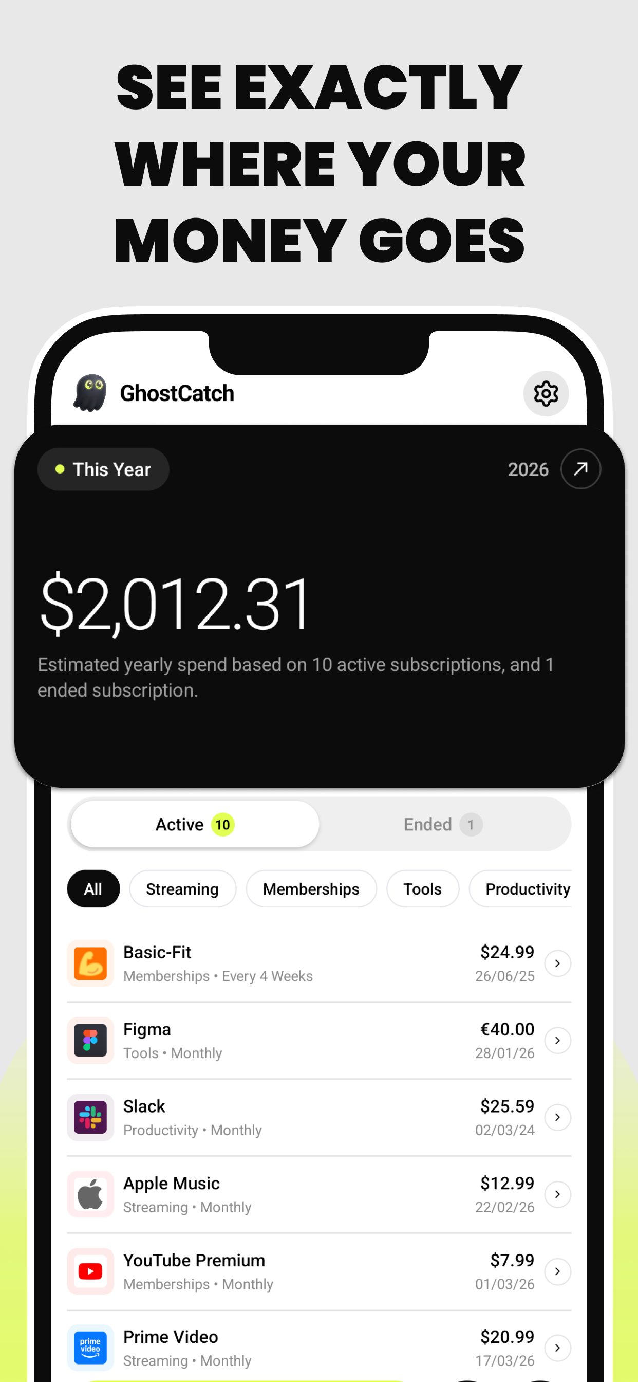 GhostCatch - Sub Tracker screenshot 5