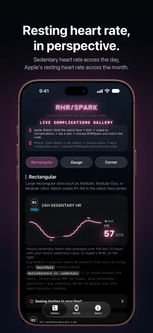 RHRSpark screenshot 2