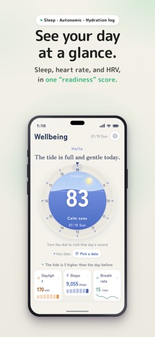 Feelmo: Sleep, Stress & HRV iPhone screenshot