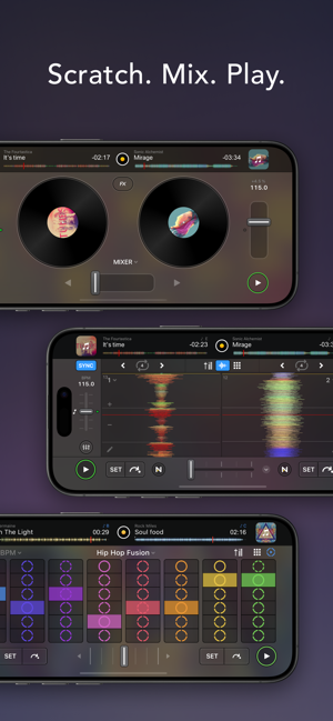 ‎djay - DJ App & AI Mixer Screenshot