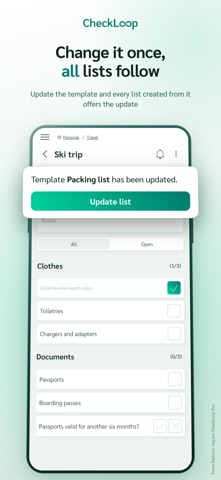 CheckLoop: Reusable Checklists Screenshot 7 of 10