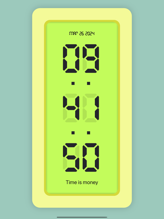 桌面懸浮時鐘 - 搶購秒殺  翻頁時鐘