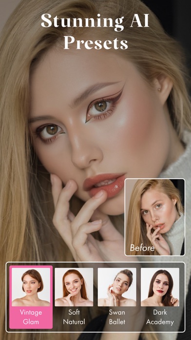 Vanity: AI Face Photo filter Screenshot