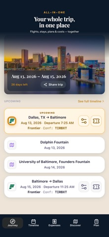 TripTrekr: Plan Trips Together screenshot