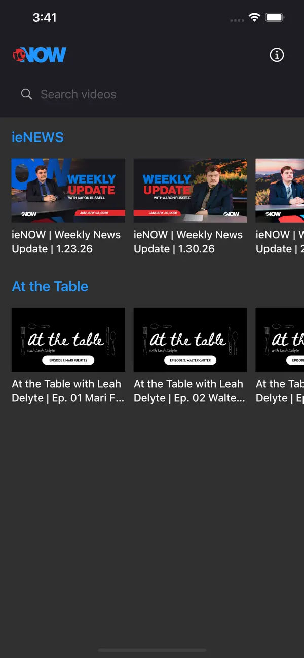 #1. ieNOW (iOS) Av: Cablecast Community Media LLC