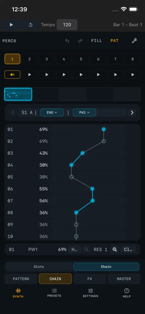 #3. Perc8 (iOS) Av: Joe Topjian