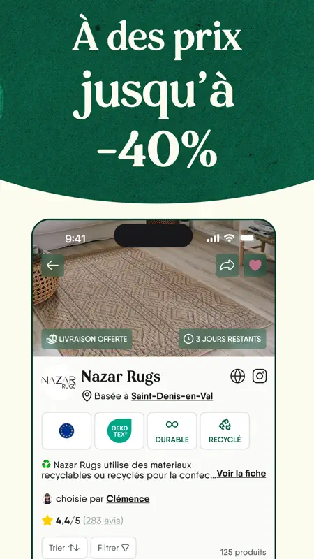 Toasty: shopping responsable screenshot 3 of 8