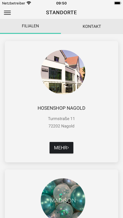 hosenshop MADISON Screenshot