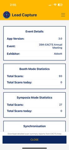 EACTS Lead Capture Screenshot 7 of 7
