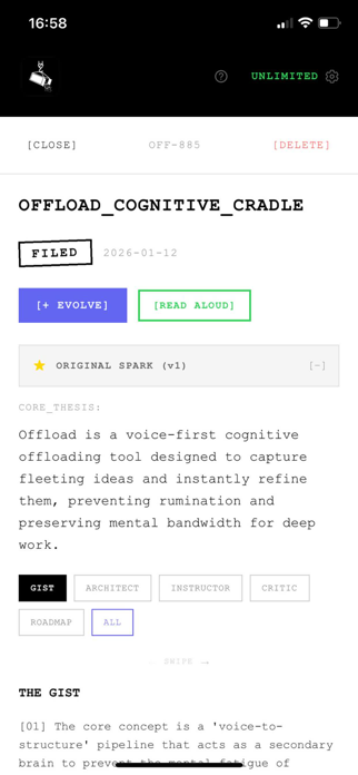 Offload: Brain Dump Screenshot 5 of 8