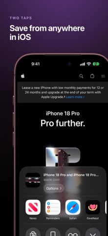 FaveNest – Visual Bookmarks Screenshot 2 of 7