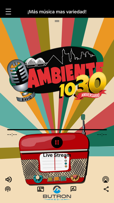 Screenshot #1 pour Radio Ambiente