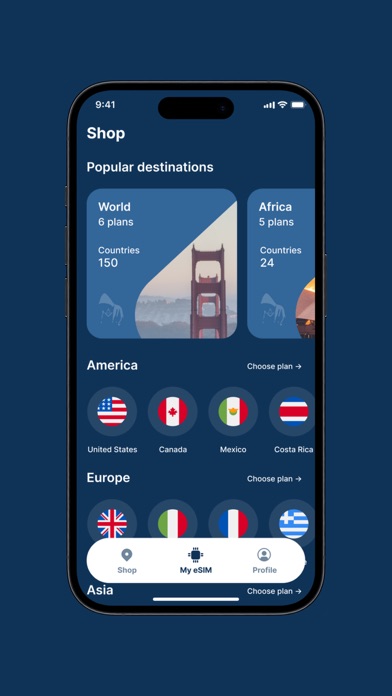 USA E-SIM Screenshot