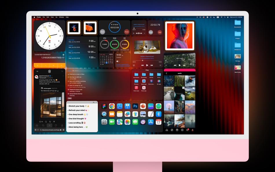 #6. MacWidget - Desktop Widgets (macOS) 由: Best App Limited