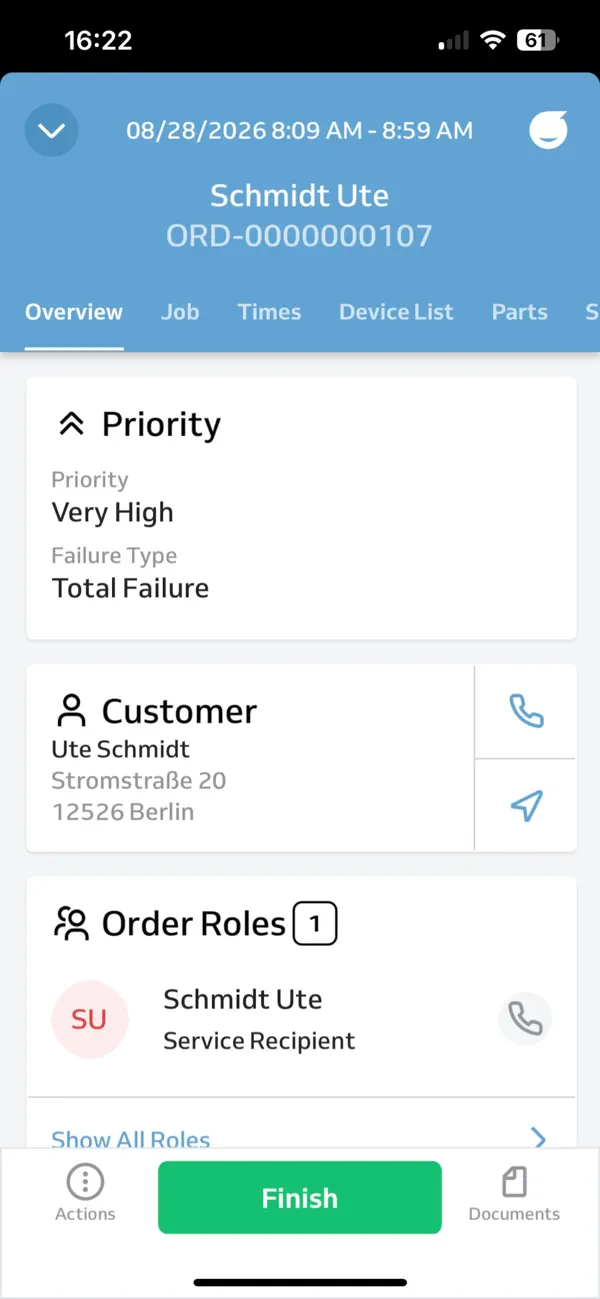 Screenshot #2 pour SERVICE 1 Mobile