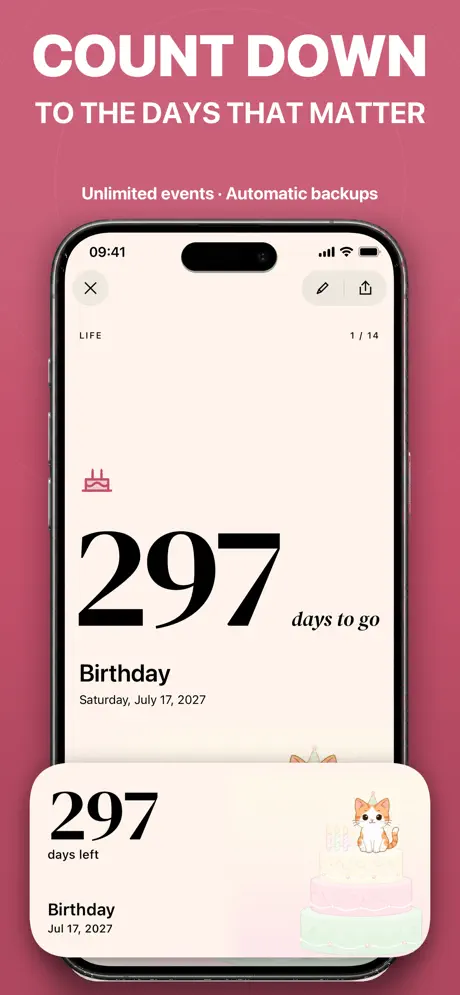 Countdown Widget: Any Event — screenshot 1