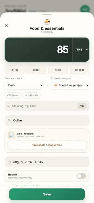 JodWai: Money Tracker screenshot 2