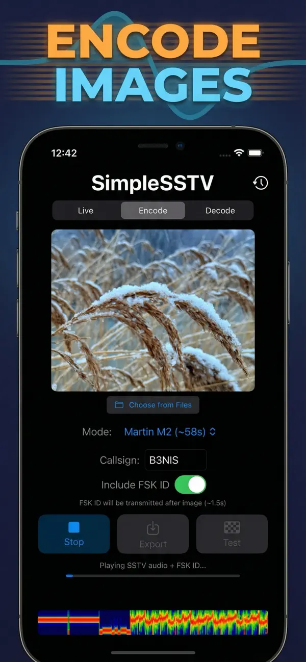 #1. SimpleSSTV (iOS) di: Jeroen Rombouts