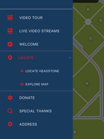 ND Veterans Cemetery iPad screenshot