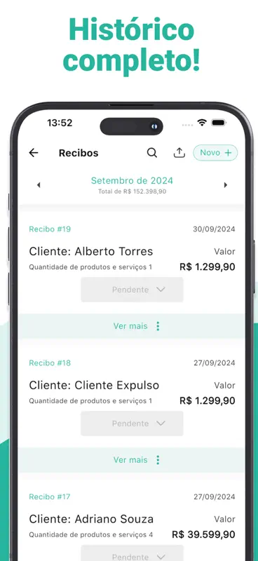Recibo de Pagamento Orçamento screenshot 5 of 6