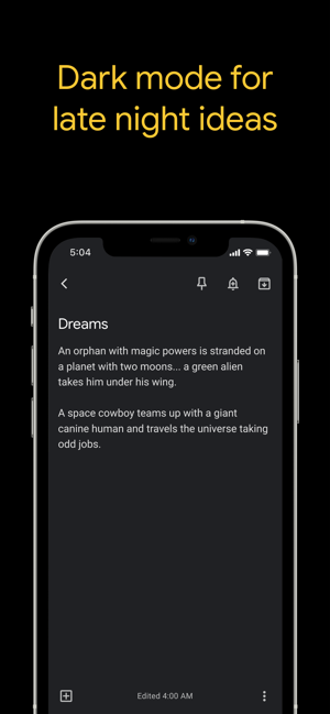 ‎Google Keep – Notizen & Listen Screenshot