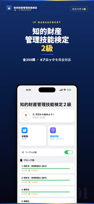 知的財産管理技能検定2級 試験対策 問題集 screenshot 1