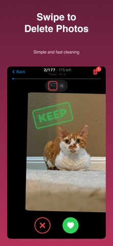 Photo Cleaner・Swipe Delete Screenshot 2 of 5