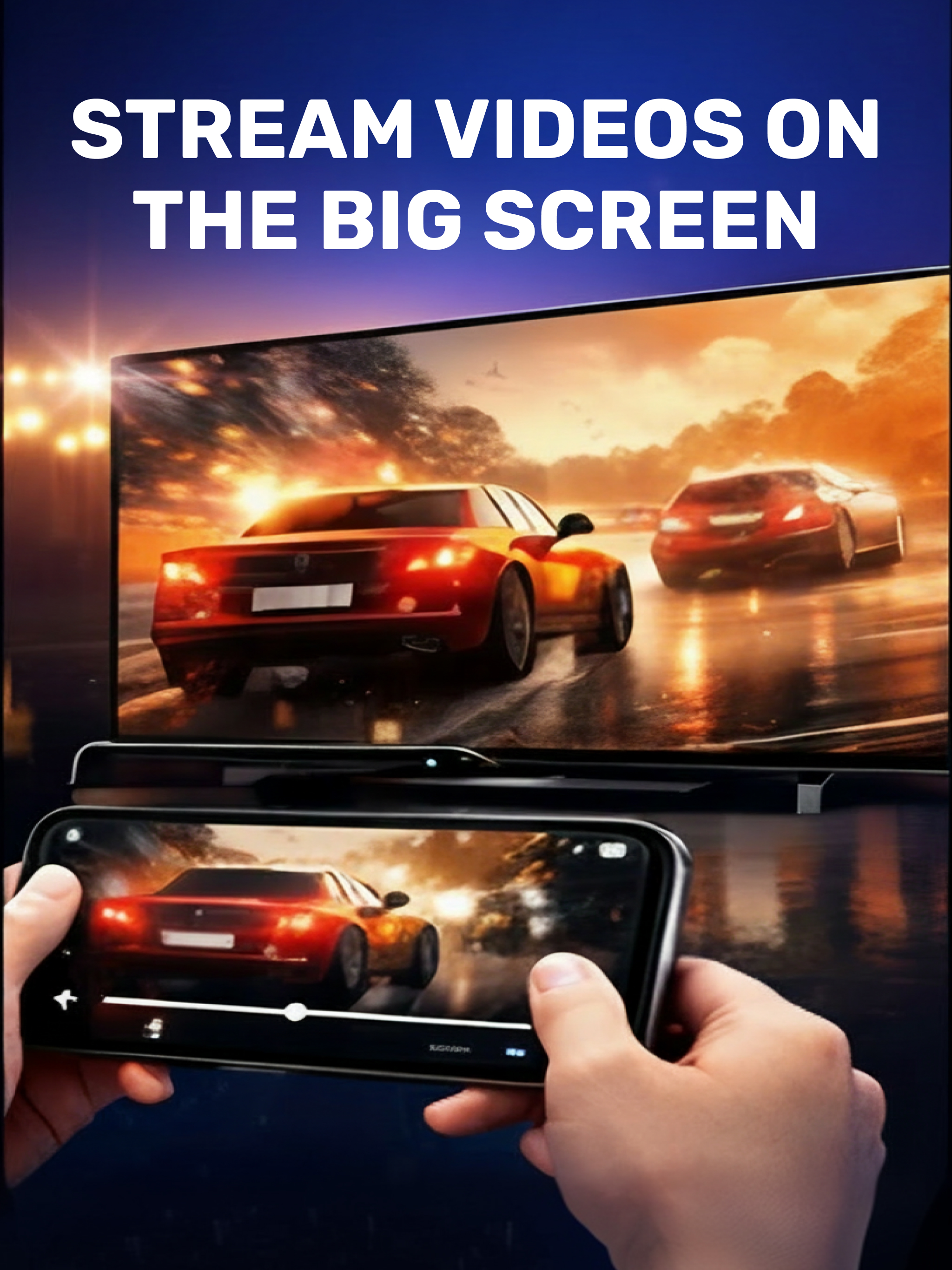Screen Mirroring・Cast to TV +