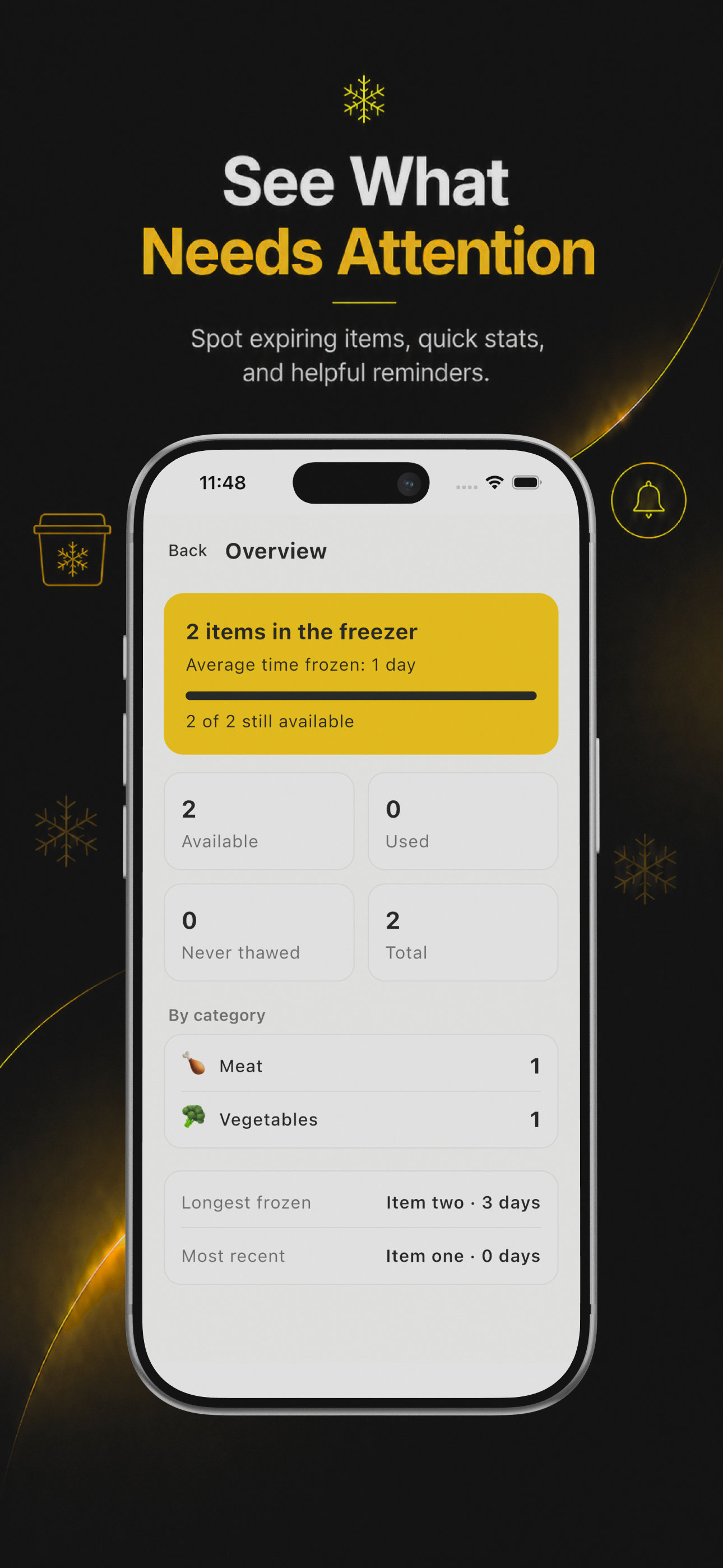 Simple Freezer Notes screenshot 5