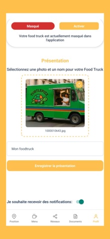 FoodMoov Driver screenshot